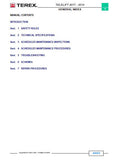 Terex Telelift 4514 Telescopic handler Service Repair Manual