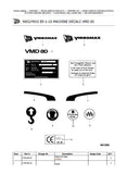 JCB VMD80 VIBROMAX Parts Catalogue Manual (Serial Number: 01600100-01601953)