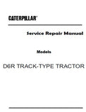 Caterpillar Cat D6R Track-Type Tractor (Prefix 8LN) Service Repair Manual (8LN00001 and up)