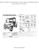 Kubota RTV-X900NTREU MC Utility Vehicle Parts Catalogue Manual (Publishing ID: BKIDK5192)