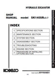 Kobelco SK140SRLC-7 (EU) HYDRAULIC EXCAVATOR Service Repair Manual (Book Code No.S5YY0036E01)