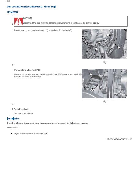 Lamborghini (r3 evo tier 3) r3 evo 100 Tractor Service Repair Manual ...