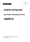 Kawasaki 30ZV-2 WHEEL LOADER Equipment Components Parts Catalogue Manual (Serial No. 30K1-5001 and up)