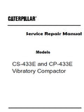 Caterpillar Cat CP-433E Vibratory Compactor (Prefix CFP) Service Repair Manual (CFP00001 and up)