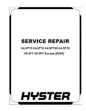 HYSTER R005 (H4.5FTS5 Europe) Forklift Service Repair Manual