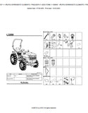 Kubota L3200DT Tractor Parts Catalogue Manual (Publishing ID: BKIDK0538)