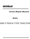 Caterpillar Cat D6R II TRACK-TYPE TRACTOR (Prefix BRE) Service Repair Manual (BRE00001-00500)