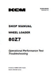 Kawasaki 80Z7 WHEEL LOADER Service Repair Manual (Serial No. 80C6-3001 and up)