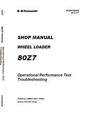 Kawasaki 80Z7 WHEEL LOADER Service Repair Manual (Serial No. 80C6-5001 and up)