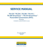 New Holland T8.380 PST TIER 2 Tractor Service Repair Manual [ZGRE05001- ]