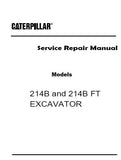 Caterpillar Cat 214BFT EXCAVATOR (Prefix 4CF) Service Repair Manual (4CF00001 and up)