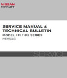 Nissan Forklift Internal Combustion 1F1 Series Service Repair Manual