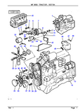 Massey Ferguson MF 3650 TRACTOR Service Parts Catalogue Manual (Part Number : 1637184)
