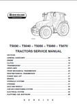 New Holland T5040 Tractor Service Repair Manual