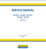 New Holland T8.300 Tractor Service Repair Manual