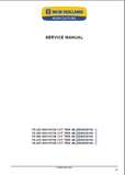 New Holland T8.320 Continuously Variable Transmission (CVT) Tractor Service Repair Manual