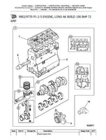 JCB 3CX 444S PC Sideshift Servo ARAK Engine BACKOHE LOADER Parts Catalogue Manual (Serial Number: 00920001-00929999)