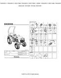 Kubota B3030HDB Tractor Parts Catalogue Manual (Publishing ID: BKIDK5059)