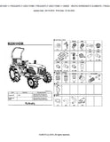 Kubota B2261HDB Tractor Parts Catalogue Manual (Publishing ID: BKIDK5197)