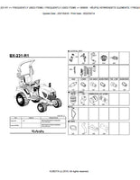 Kubota BX231R1 Tractor Parts Catalogue Manual (Publishing ID: BKIDK5398)