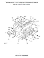 Kubota BX2200E Tractor Parts Catalogue Manual (Publishing ID: BKIDK0506)