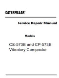 Caterpillar Cat CS-573E Vibratory Compactor (Prefix ASZ) Service Repair Manual (ASZ00001 and up)