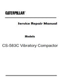 Caterpillar Cat CS-583C Vibratory Compactor (Prefix 7MN) Service Repair Manual (7MN00001 and up)