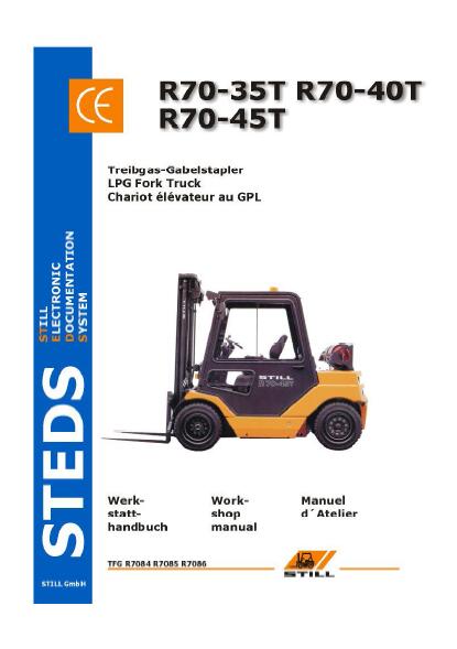 Still R70-35T LPG Fork Truck Service Repair Manual