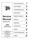 JCB AMS JS Machines Service Repair Manual