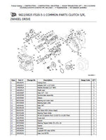 JCB 940-2 Rough Terrain Forklift Parts Catalogue Manual (Serial Number: 02228490-02229508)