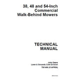 John Deere 54 Inch Commercial Walk-Behind Mower Service Repair Manual