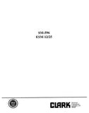 Clark ESM 25 Forklift Service Repair Manual