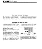 Clark ESM 25 Forklift Service Repair Manual