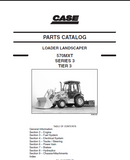 CASE 570MXT Series 3 Loader Landscaper Parts Catalogue Manual