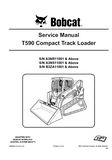 Bobcat T590 Compact Track Loader Service Repair Manual (S/N B3ZA11001 and Above)