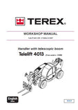 Terex Telelift 4013 Telescopic handler Service Repair Manual