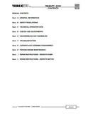 Terex Telelift 2306 Telescopic handler Service Repair Manual