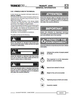 Terex Telelift 2306 Telescopic handler Service Repair Manual
