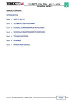 Terex Telelift 3713 Elite Telescopic handler Service Repair Manual