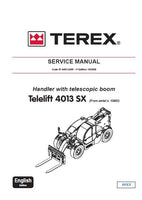 Terex Telelift 4013 SX Telescopic handler Service Repair Manual