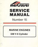 Mercury Mercruiser Marine Engines MCM 5.0LX Service Repair Manual→0C407922 to 0D831002→1989-1992