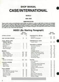Case IH Case International 1896 Tractor Service Repair Manual