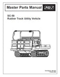 ASV SC-50 Scout Tracked Utility Vehicle Parts Catalogue Manual