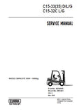 Clark C15-32C L/G Forklift Service Repair Manual