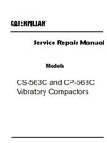 Caterpillar Cat CS-563C Vibratory Compactors (Prefix 4KN) Service Repair Manual (4KN00001 and up)