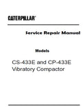 Caterpillar Cat CS-433E Vibratory Compactor (Prefix CFP) Service Repair Manual (CFP00001 and up)