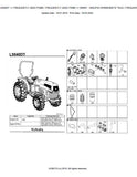 Kubota L5040DT Tractor Parts Catalogue Manual (Publishing ID: BKIDK5023)