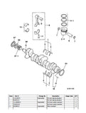 JCB JS210 TRACKED EXCAVATOR Parts Catalogue Manual (Serial Number: 00705001-00707999)