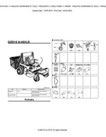 Kubota GZD15-IIHD Zero Turn Mower Parts Catalogue Manual