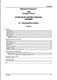 Massey Ferguson 1660 Compact Tractor Service Repair Manual